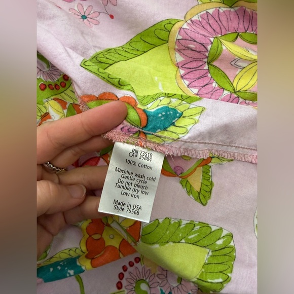 Anthropologie Uncle Frank Vibrant Pink Floral Tiered Short Dress - Picture 4 of 7